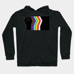 Rainbow Pride Power Flag Hoodie